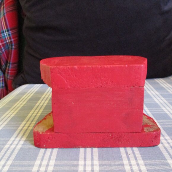FINAL SALE! VTG Hand painted Black Americana Napkin Holder/Letter Holder - Picture 7 of 10